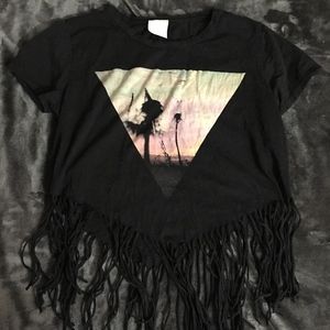 Freshwear S // midriff dandelion shirt